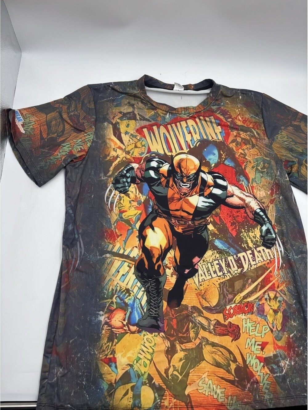 Marvel X-Men Graphic T-Shirt - Large - Wolverine